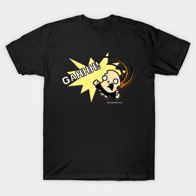 Whine and Dine Gah! shirt T-Shirt by Hazard Studios